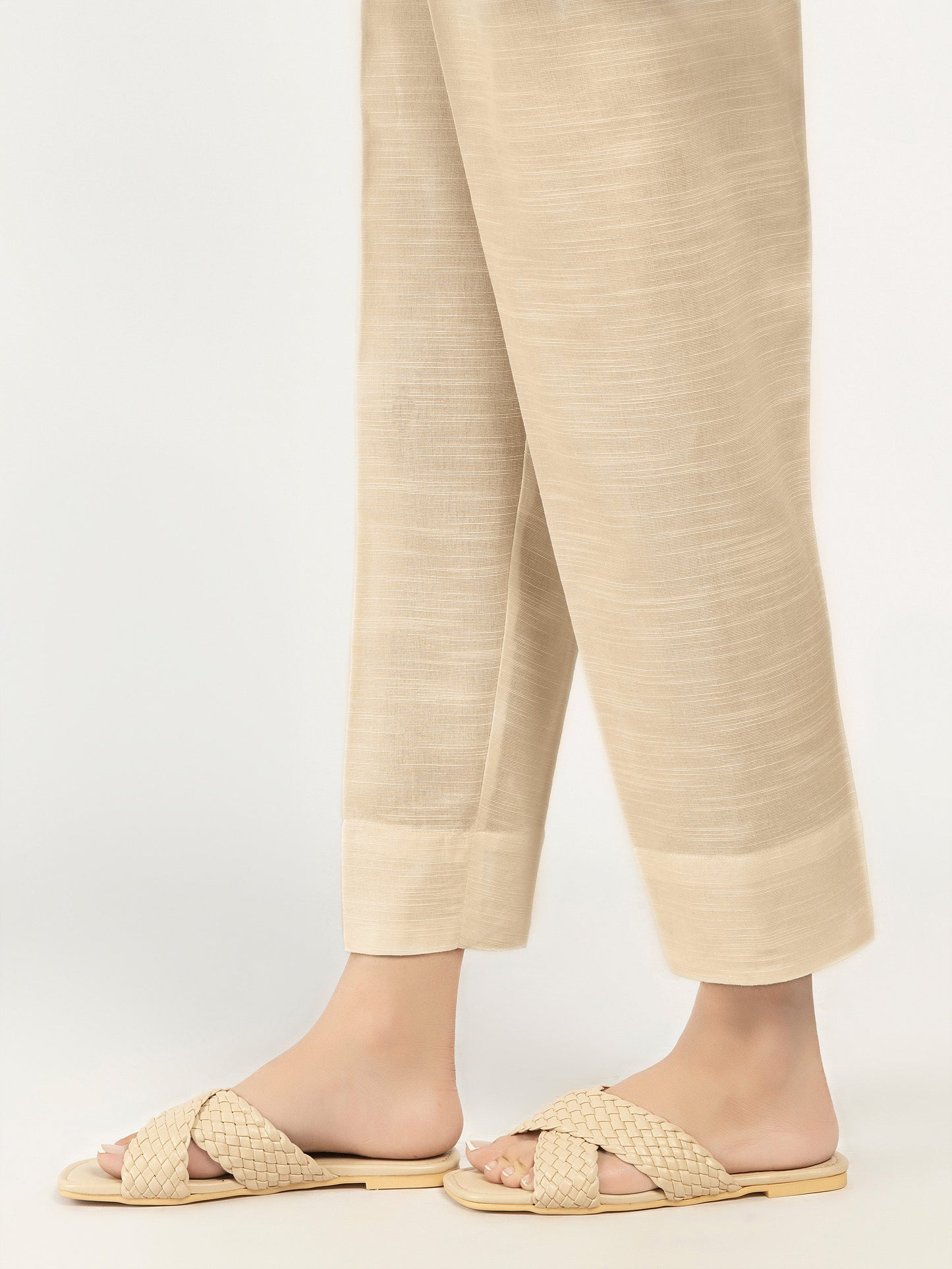 Plain Khaddar Trousers