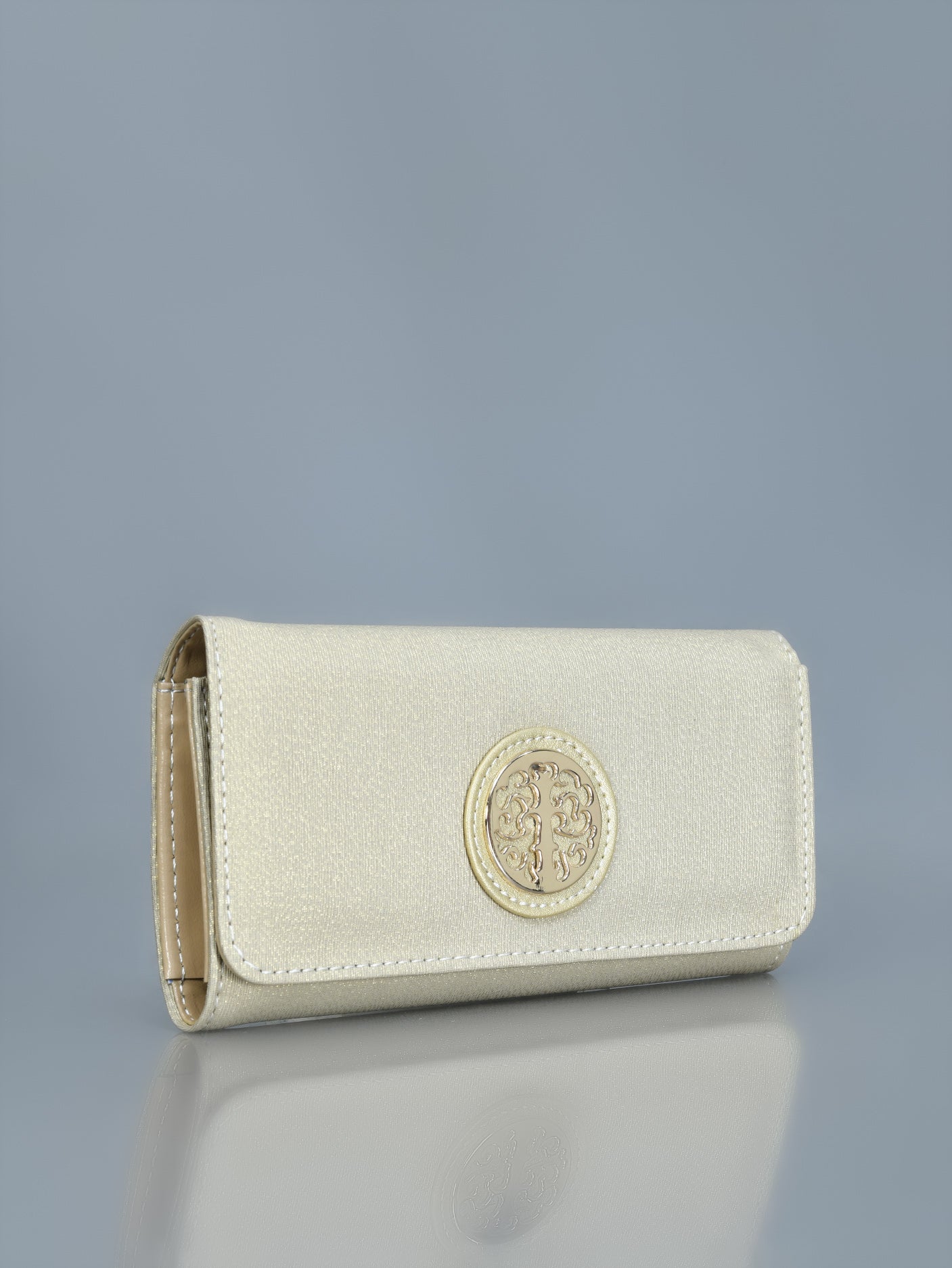 Gold Textured Wallet