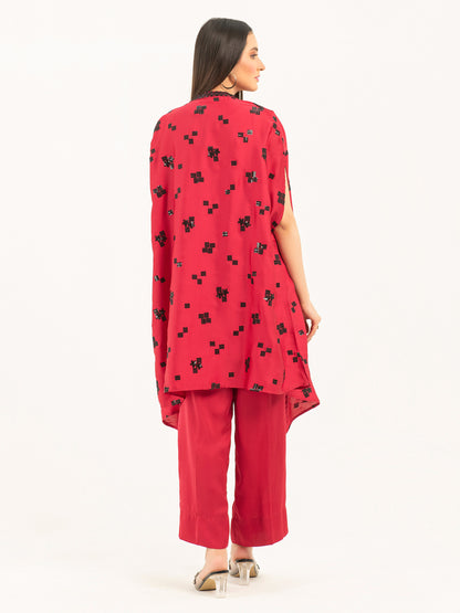 2 Piece Silk Suit- Embroidered (Pret)