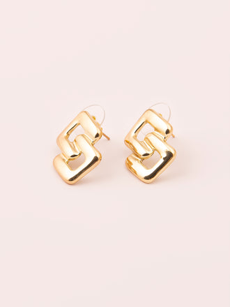 geometric-stud-earrings