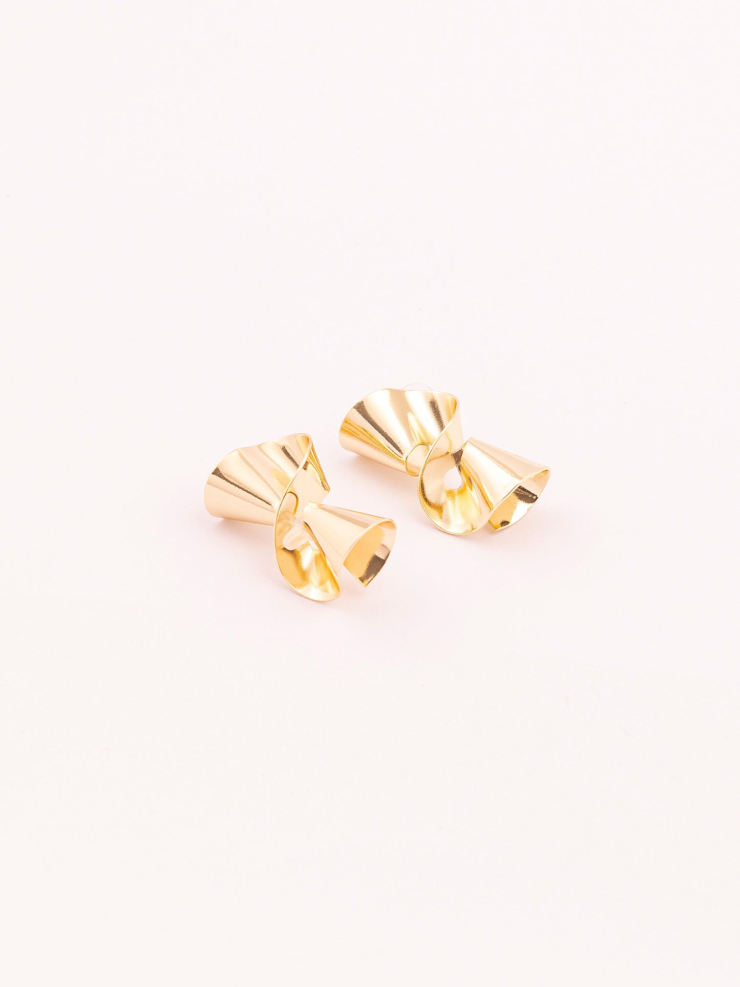 Metallic Twisted Earrings