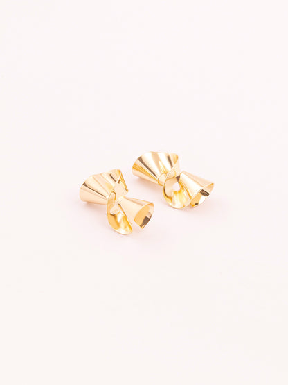 Metallic Twisted Earrings