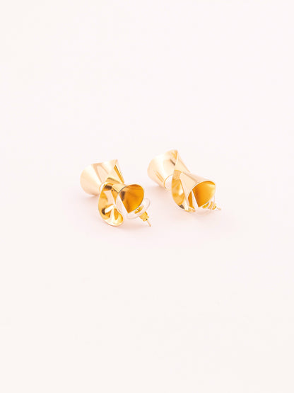 Metallic Twisted Earrings
