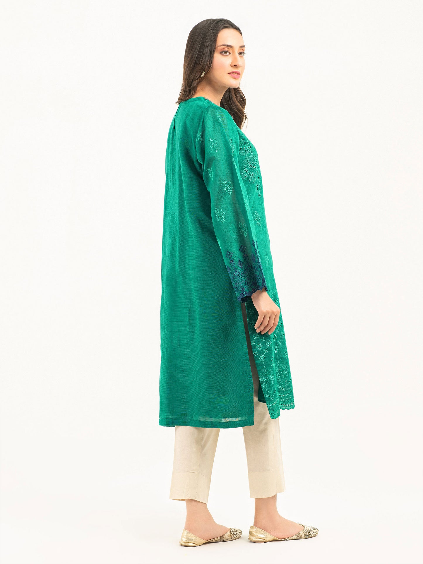 Net Shirt-Embroidered (Pret)