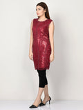 embellished-net-dress---dark-red