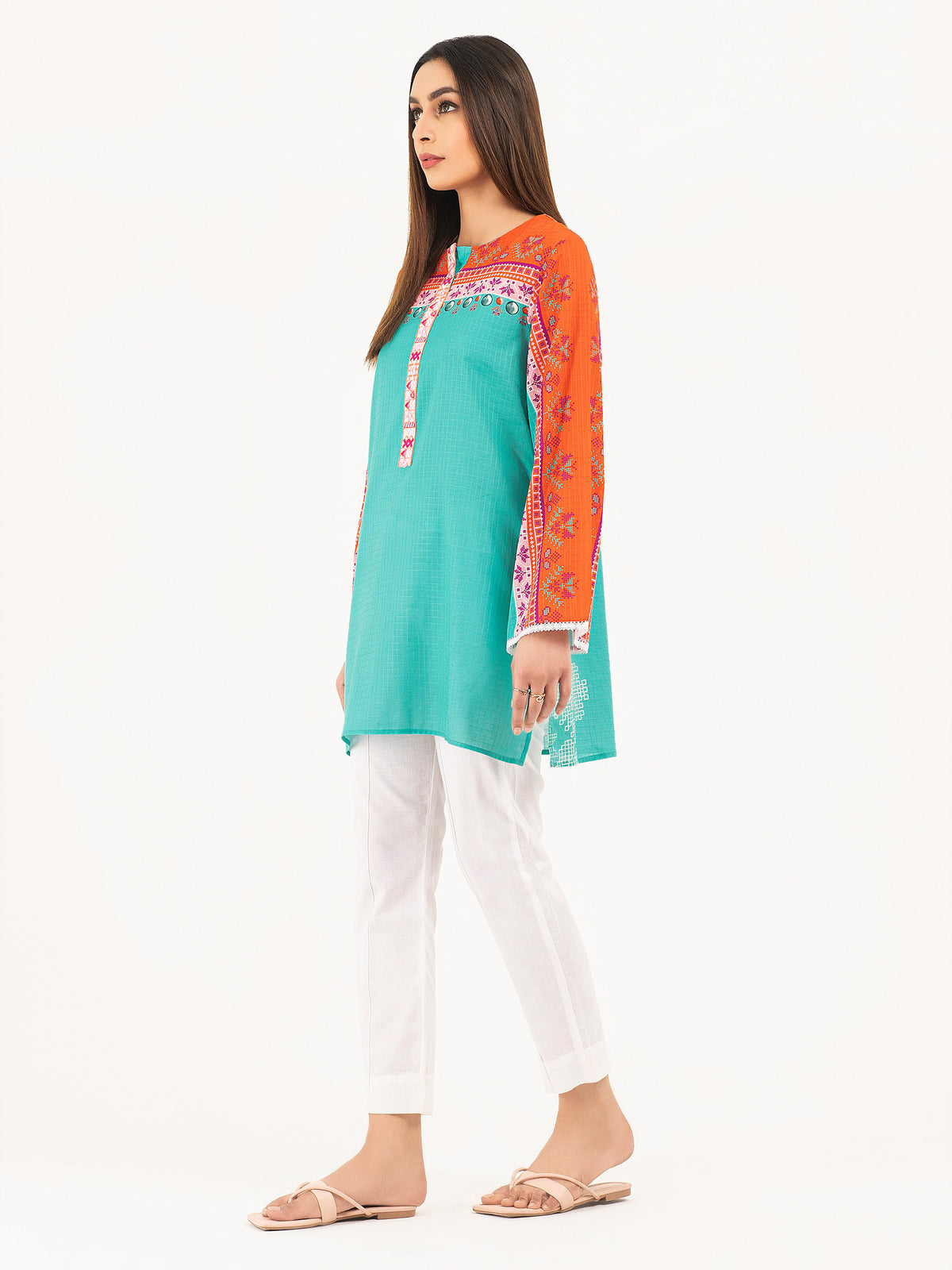 Lawn Kurti-Embroidered (Pret)