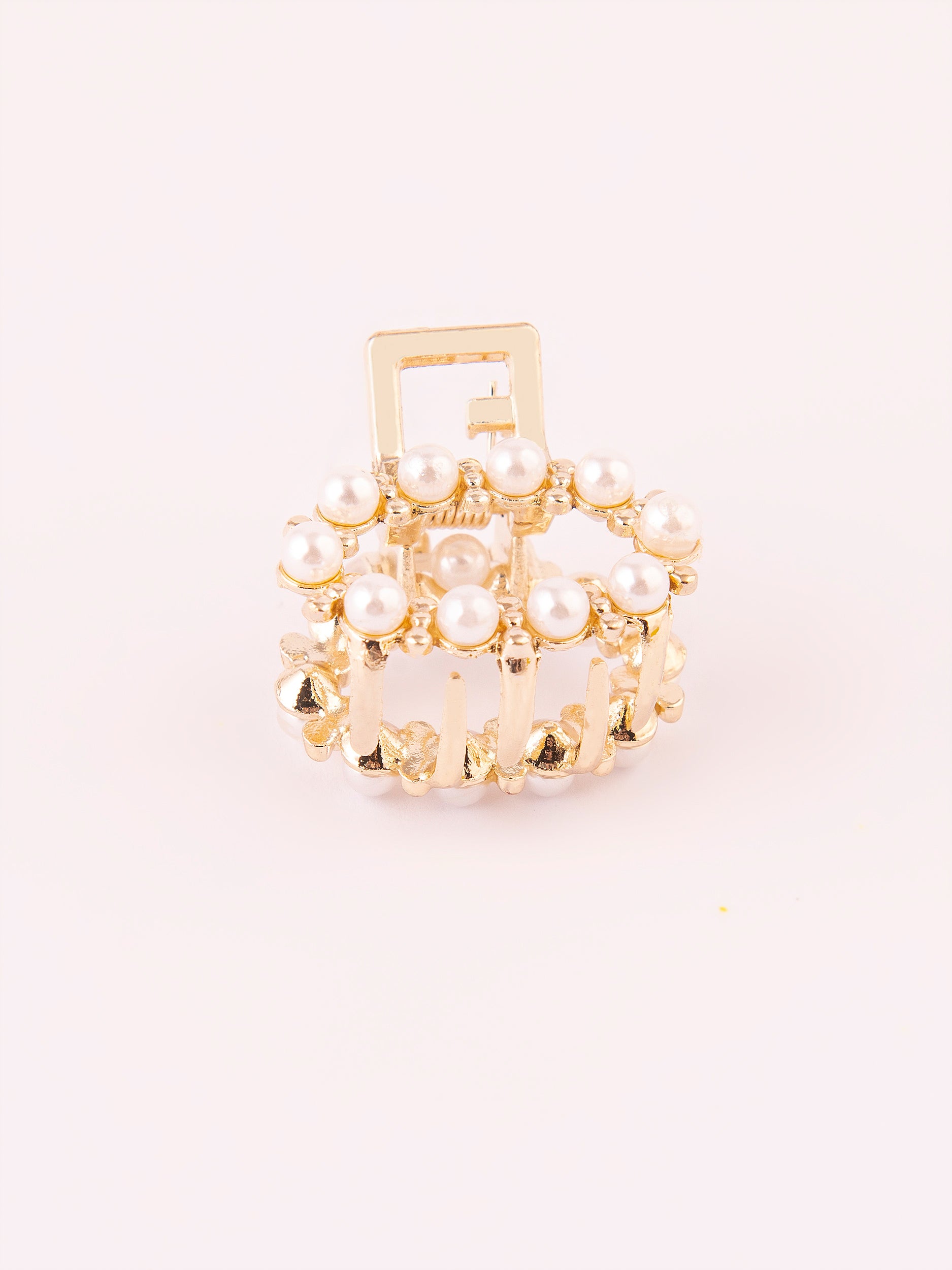 Pearl Embellished Hair Claw