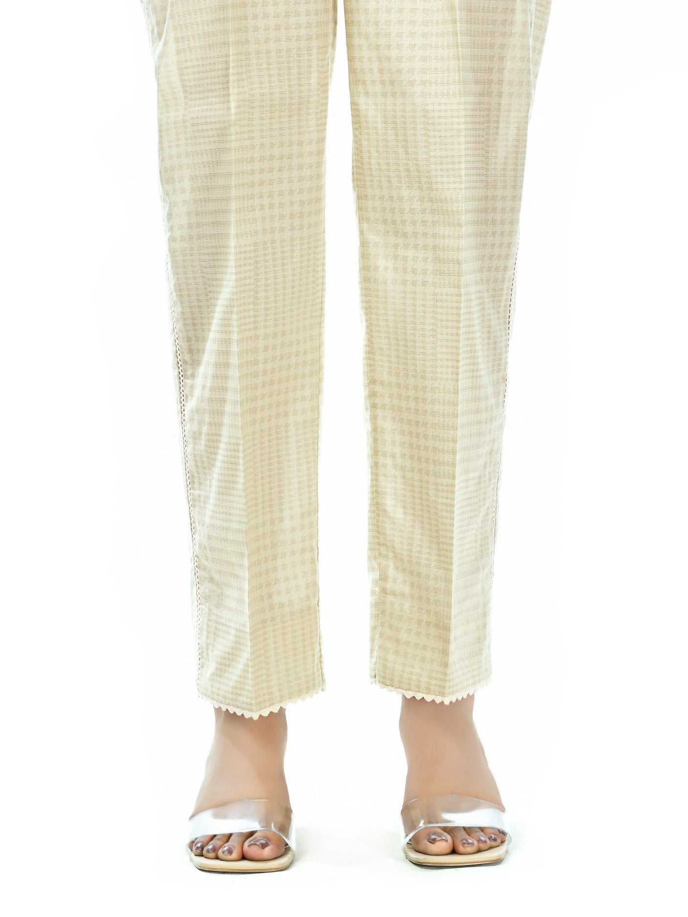 Embroidered cambric pants