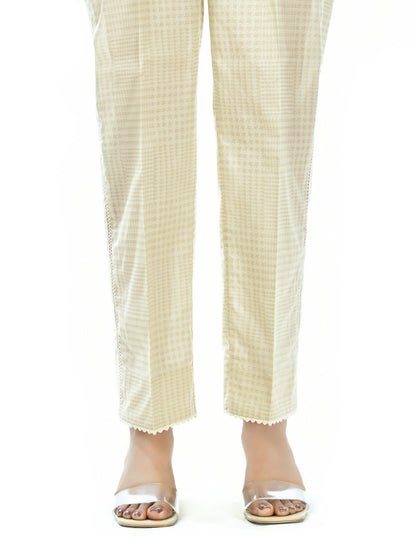 Embroidered cambric pants