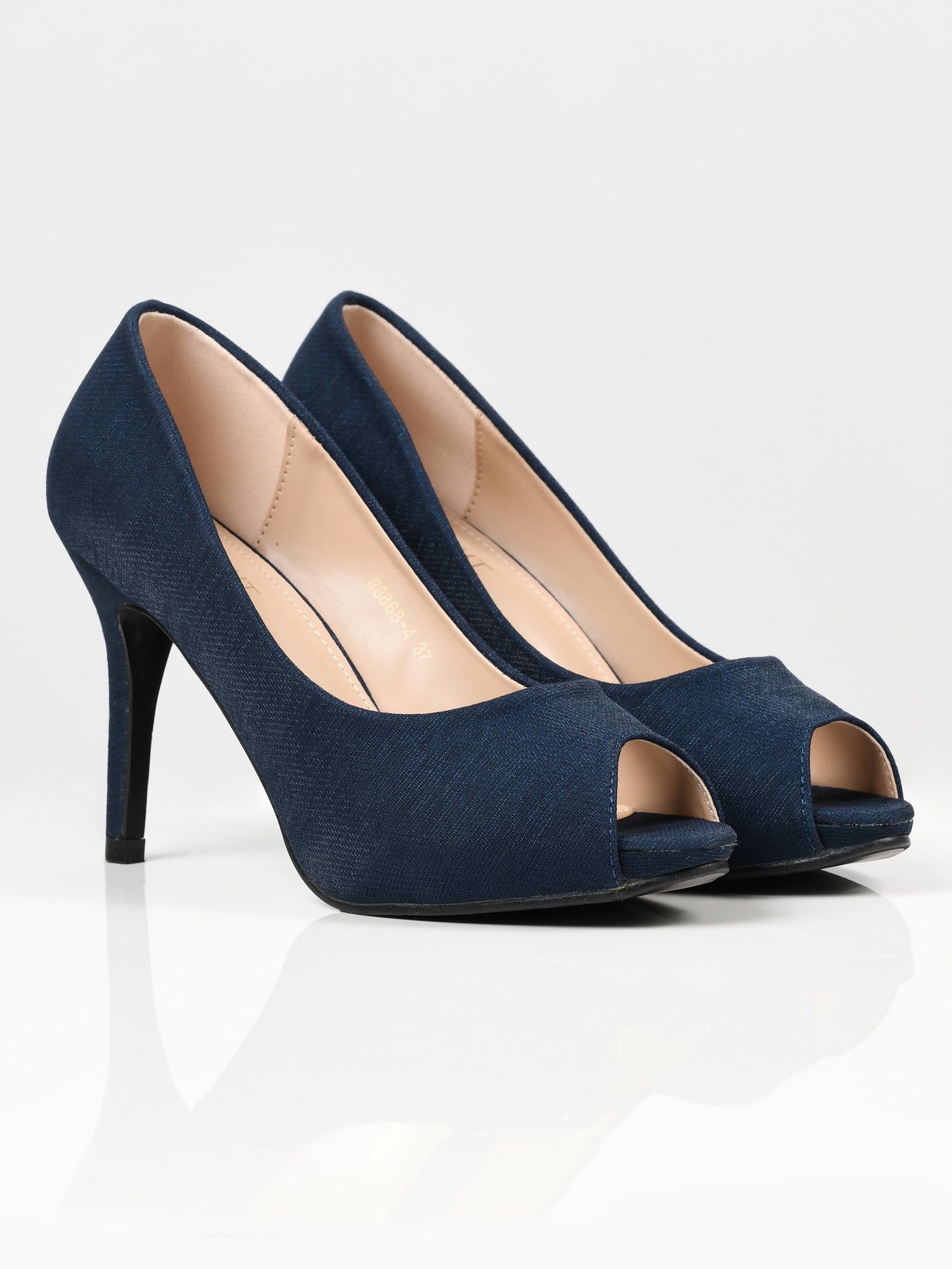 Shimmery Heels - Navy Blue