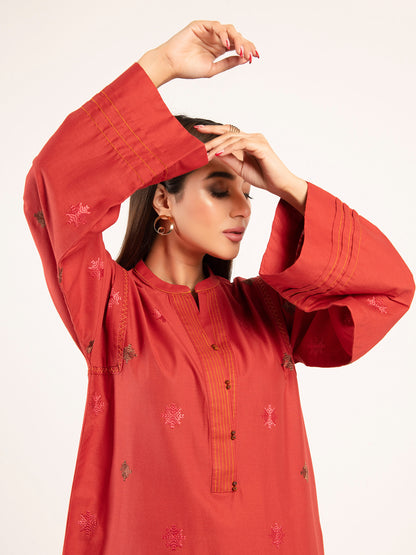 Winter Cotton Shirt-Embroidered (Pret)