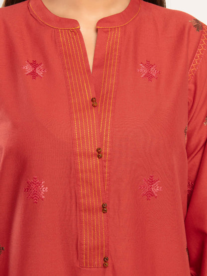 Winter Cotton Shirt-Embroidered (Pret)
