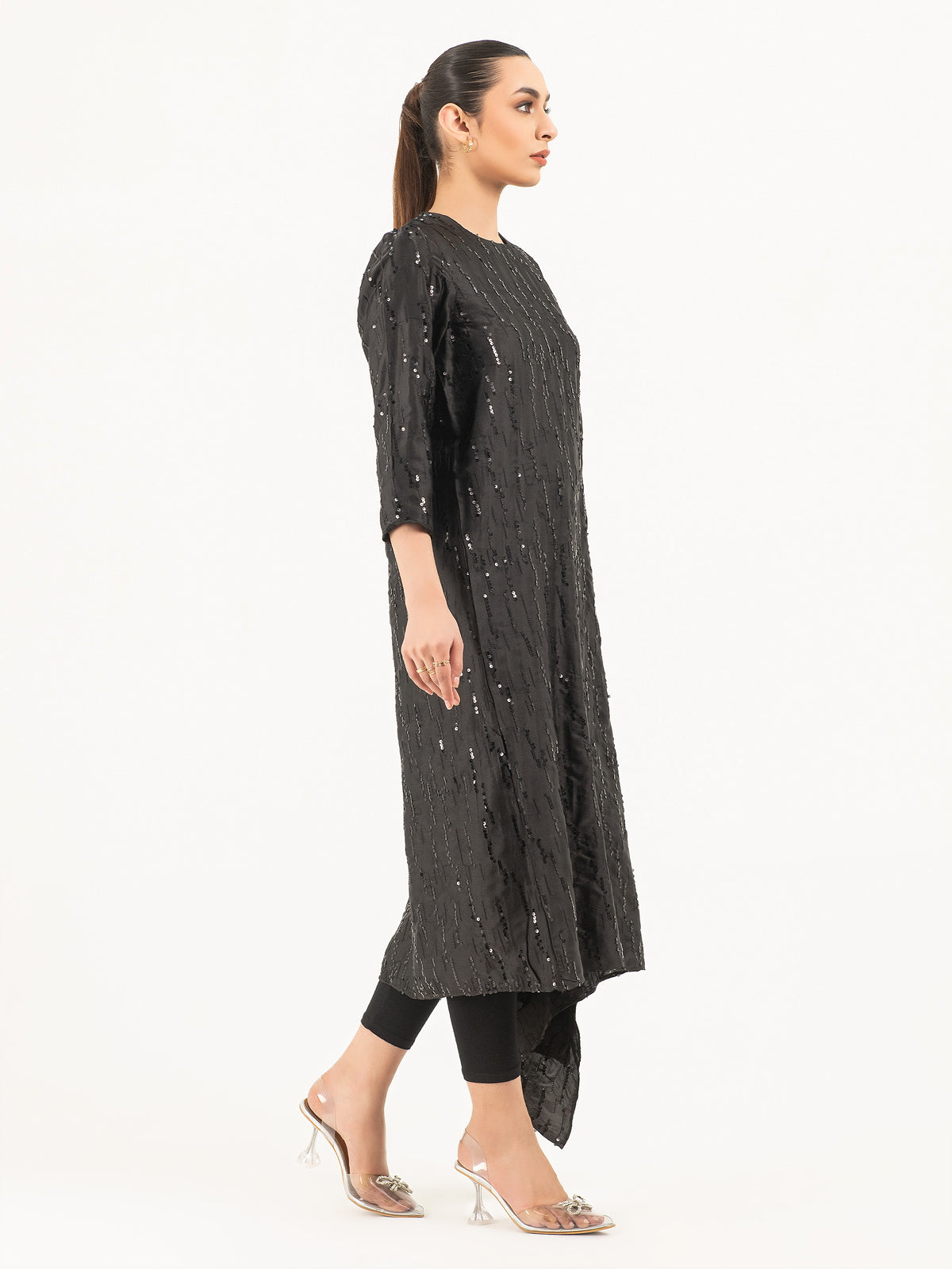 Silk Shirt-Embellished (Pret)