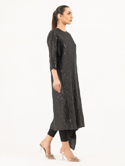 Silk Shirt-Embellished (Pret)