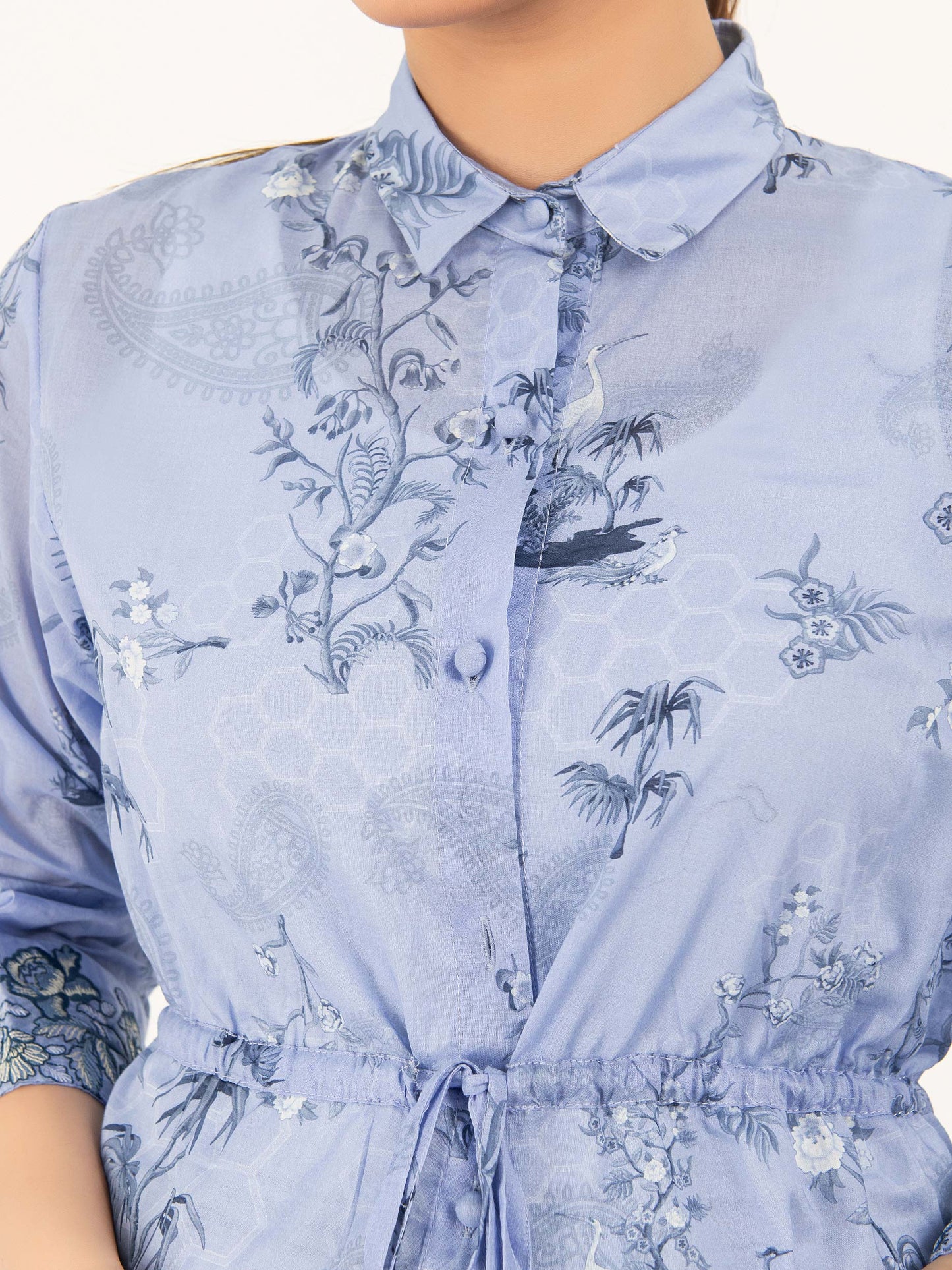 Lawn Shirt-Printed (Pret)