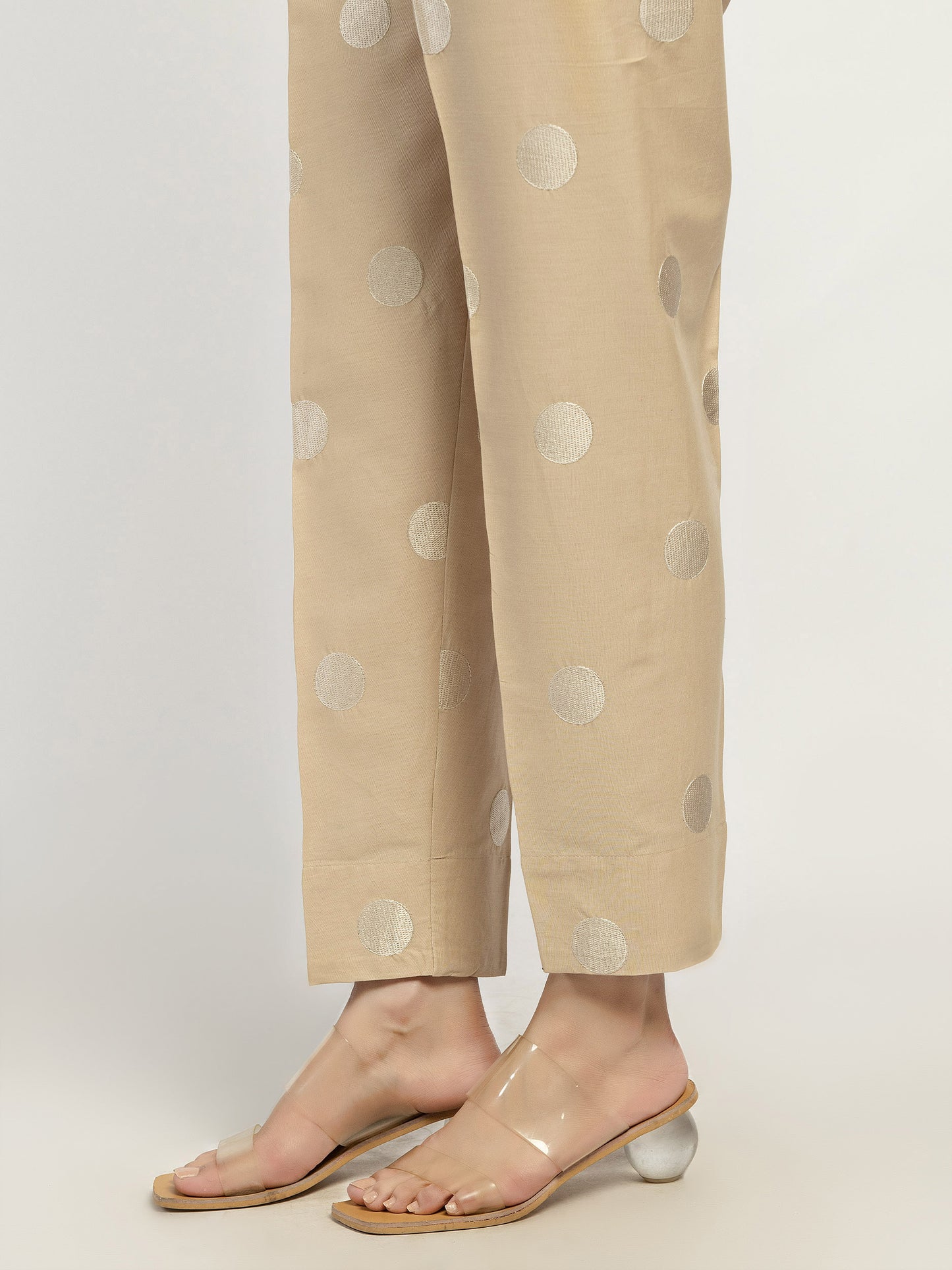 Embroidered Winter Cotton Trousers