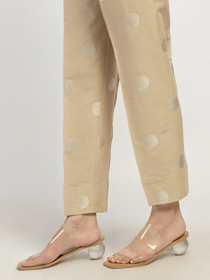 Embroidered Winter Cotton Trousers