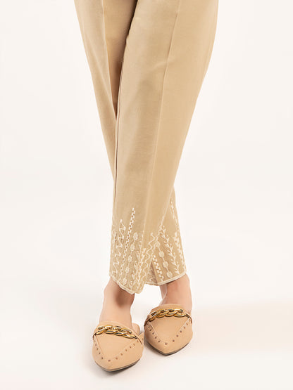 Embroidered Winter Cotton Trouser
