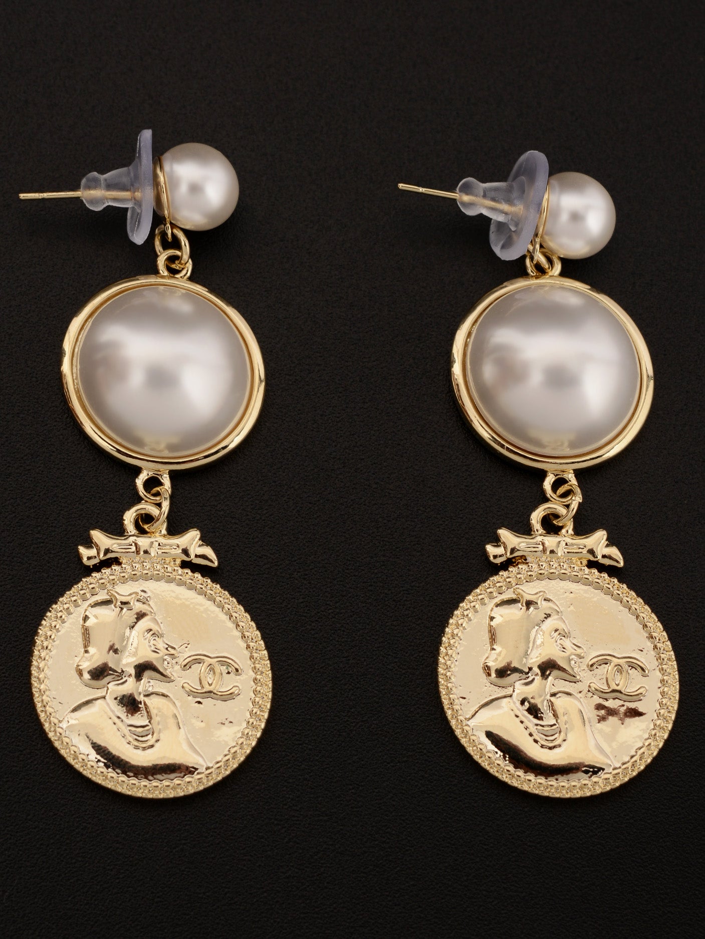 pearl-coin-earrings