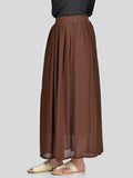 chiffon-skirt-dark-brown
