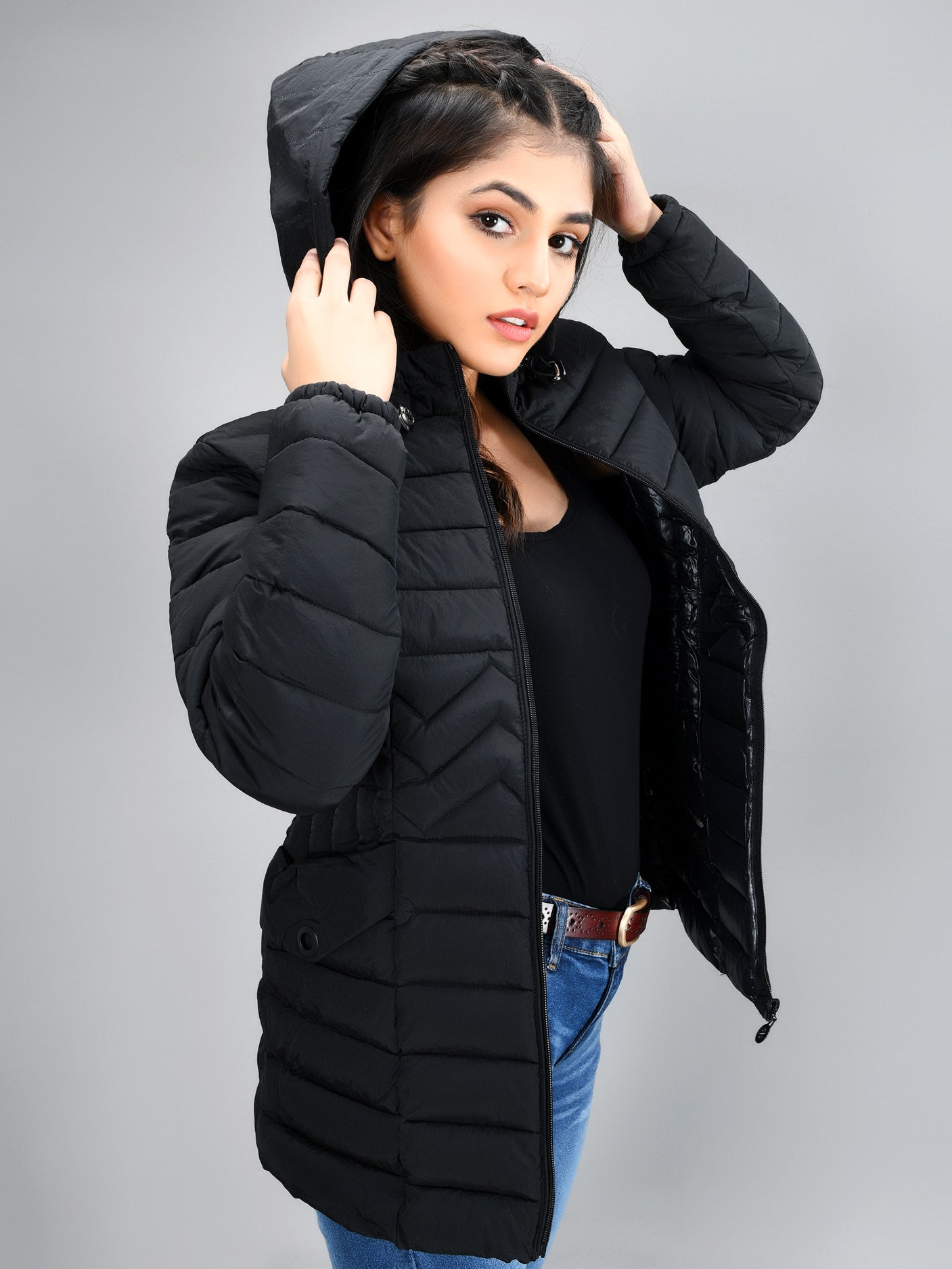 hooded-puffer-jacket---black