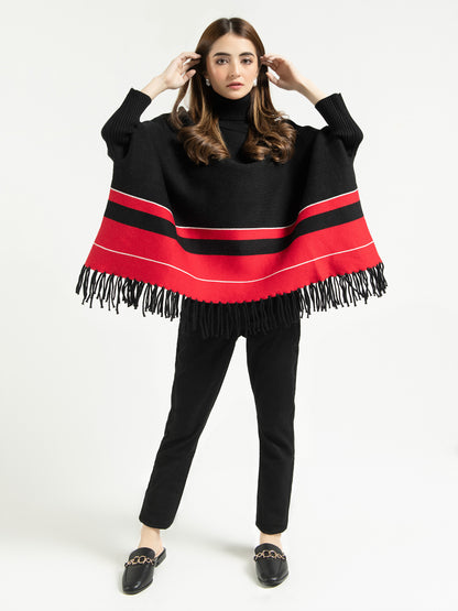 Striped Poncho