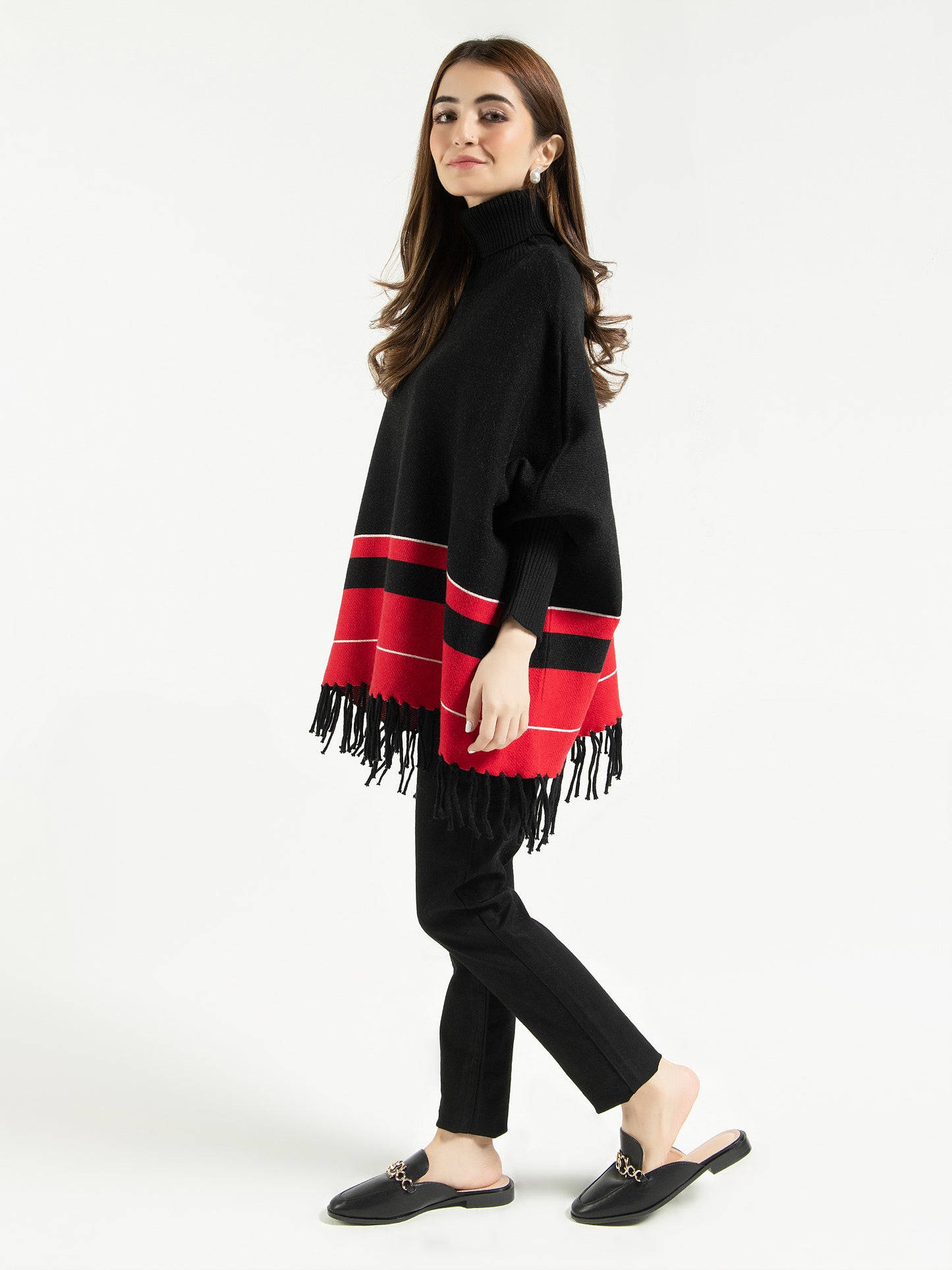 Striped Poncho