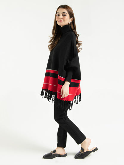 Striped Poncho