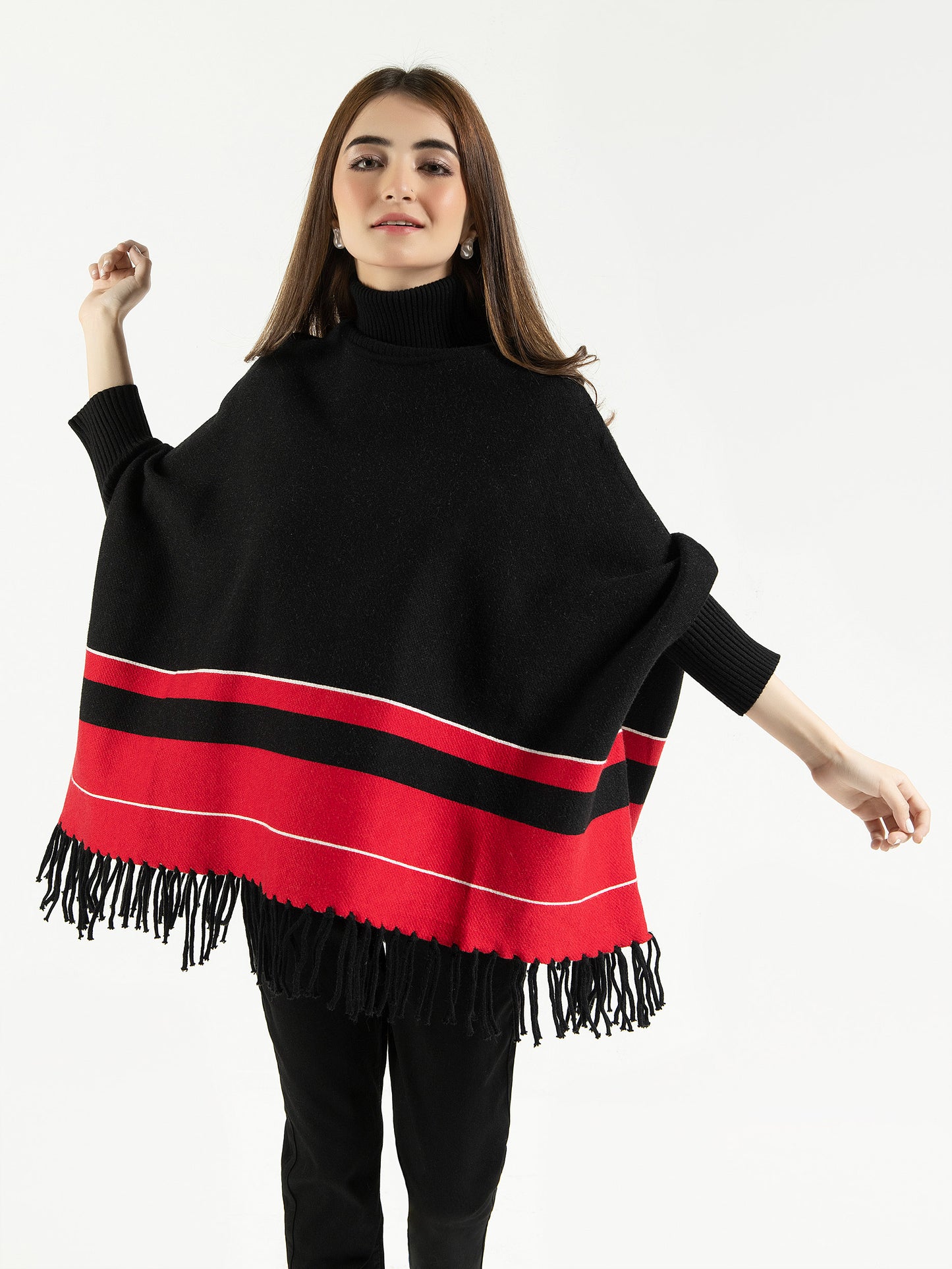 Striped Poncho