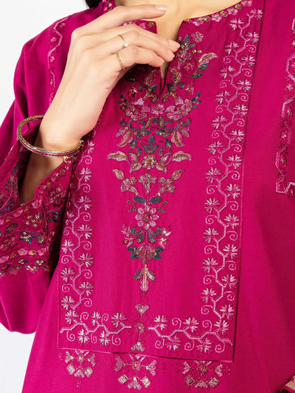 Embroidered Winter Cotton Suit