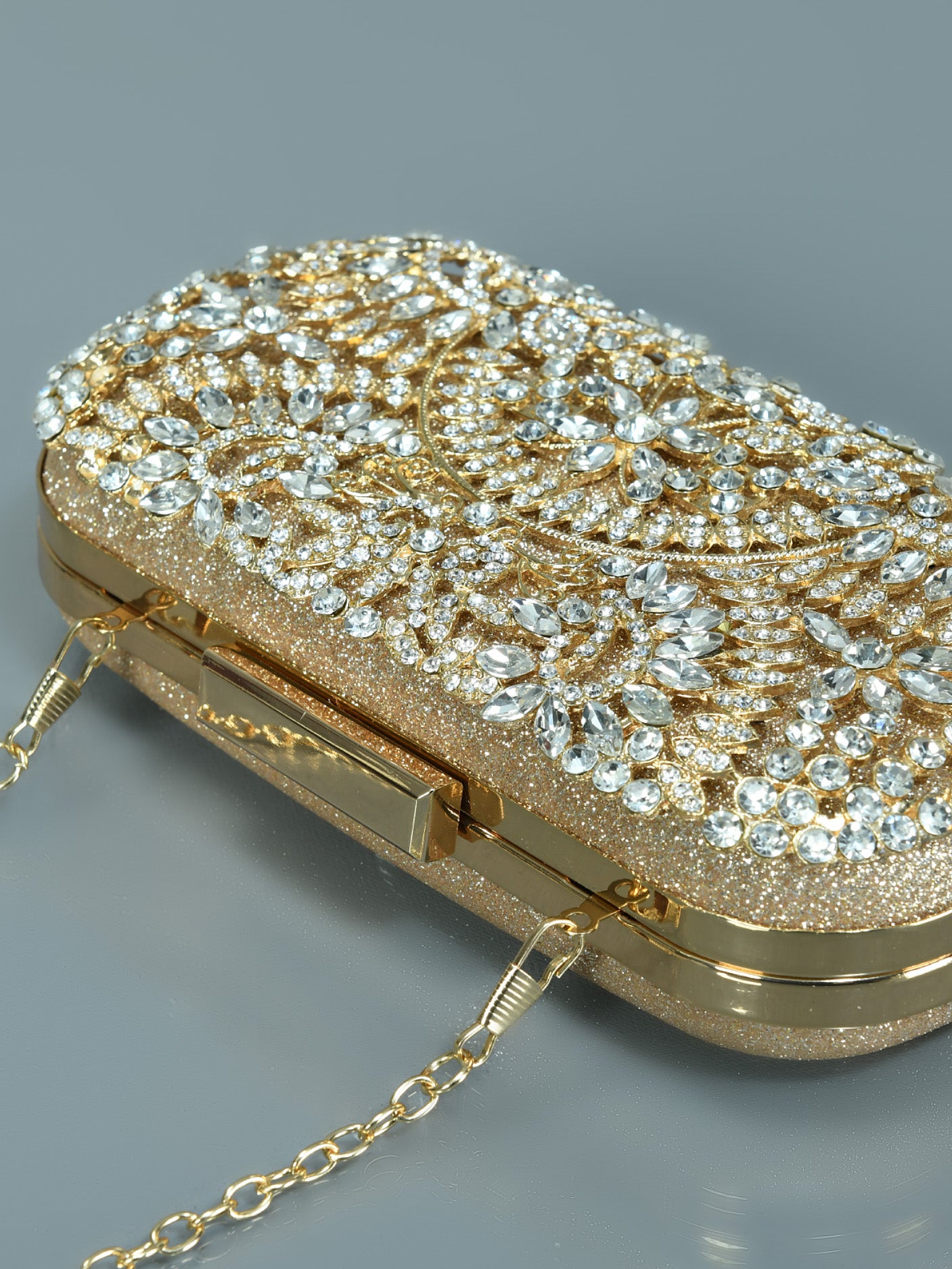 Bejeweled Shimmer Clutch