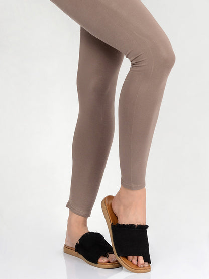 Basic Tights-Brown