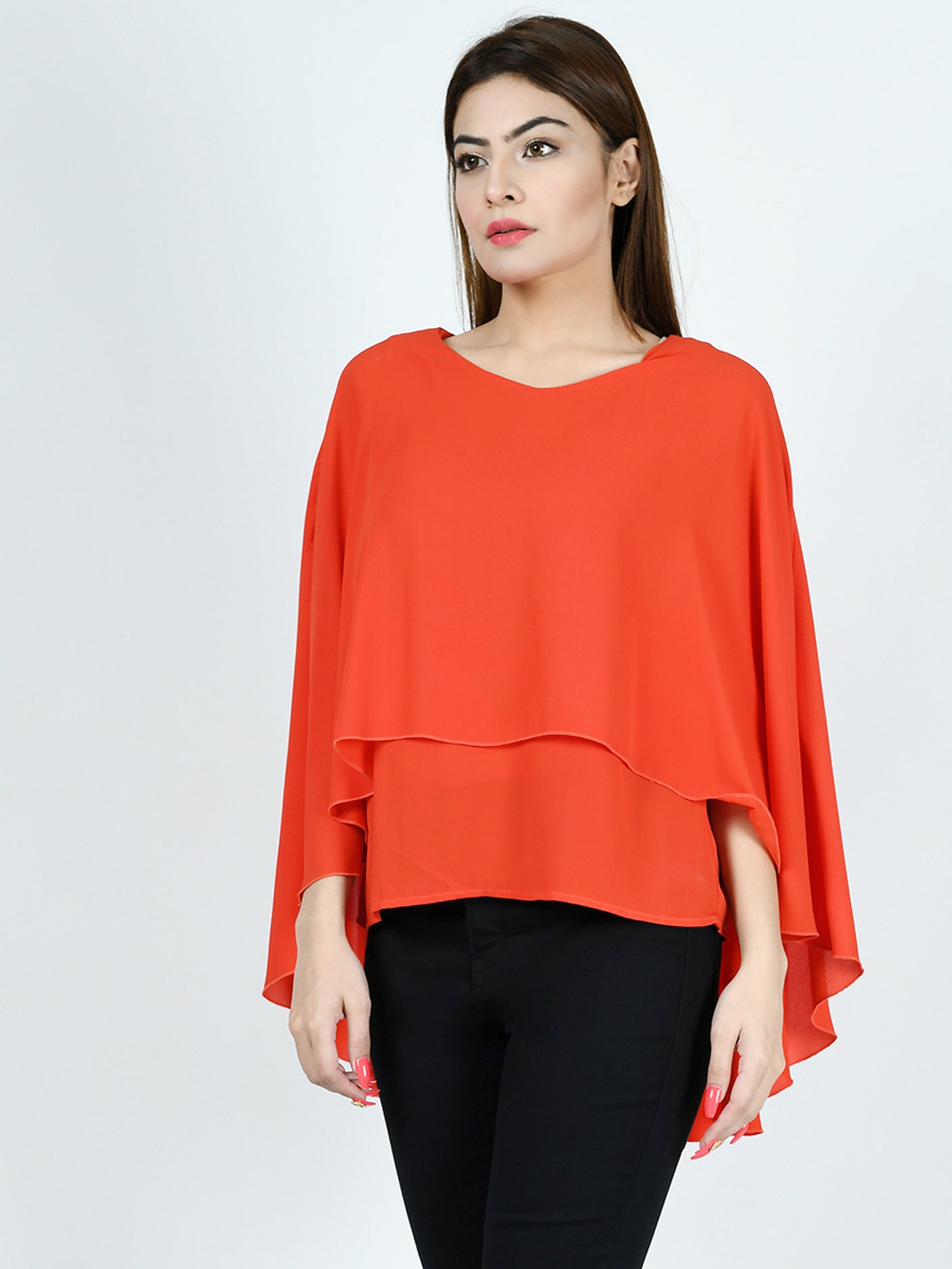 Layered Cape Style Top