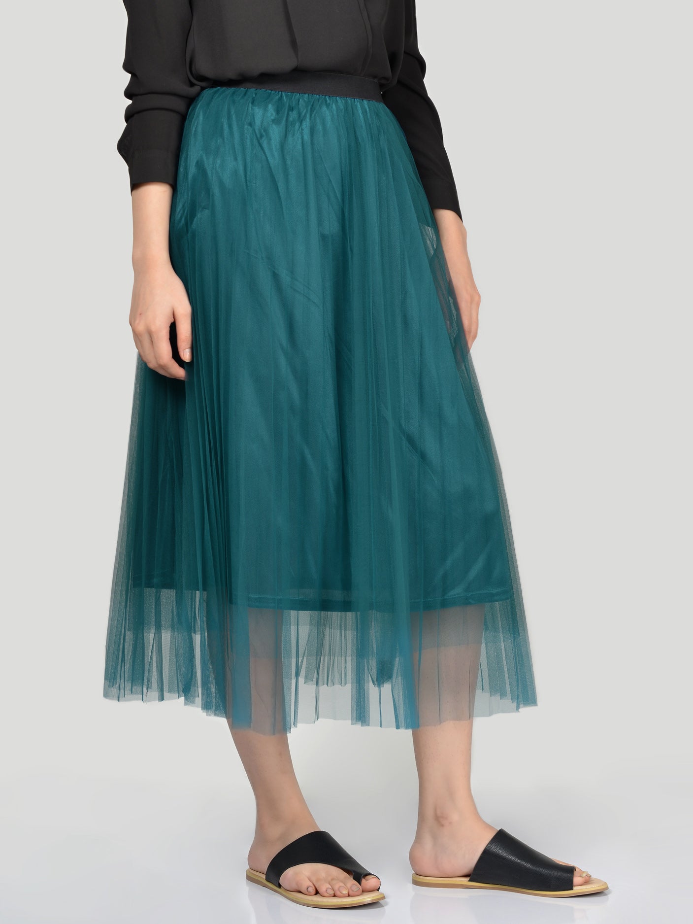 Net Skirt-Green
