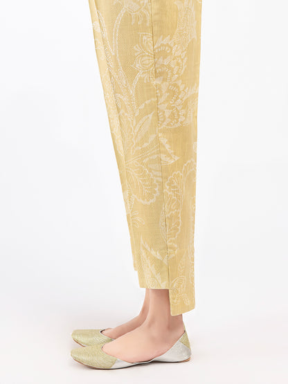 Printed Khaddar Trousers
