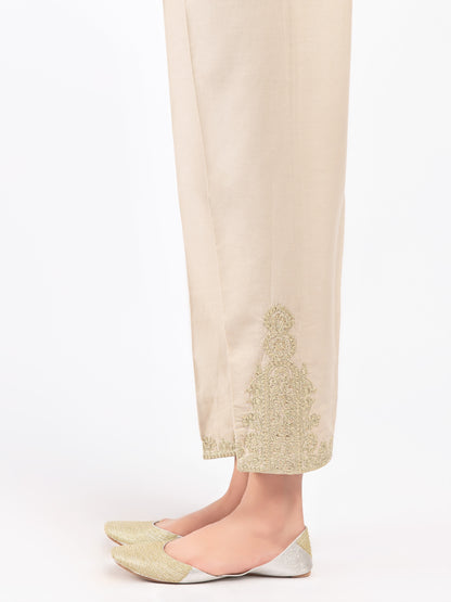 Embellished Winter Cotton Trousers