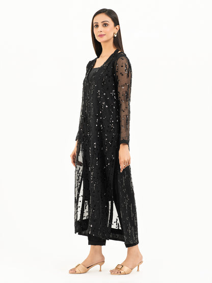 Net Shirt-Embellished (Pret)