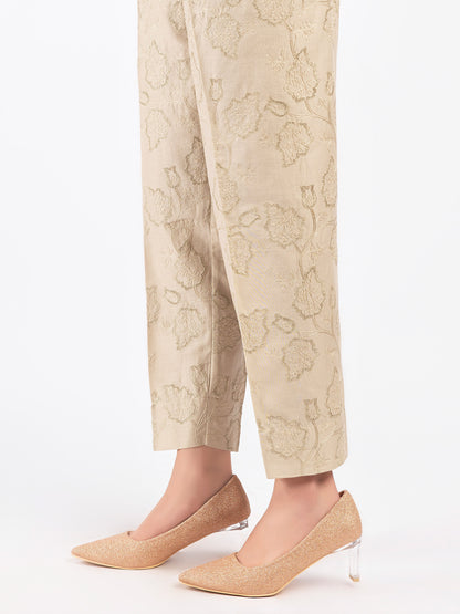 Embroidered Winter Cotton Trousers