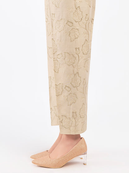 Embroidered Winter Cotton Trousers