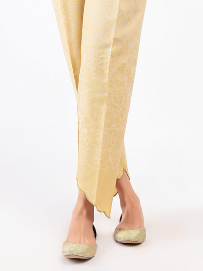 Asymmetric Jacquard Trousers