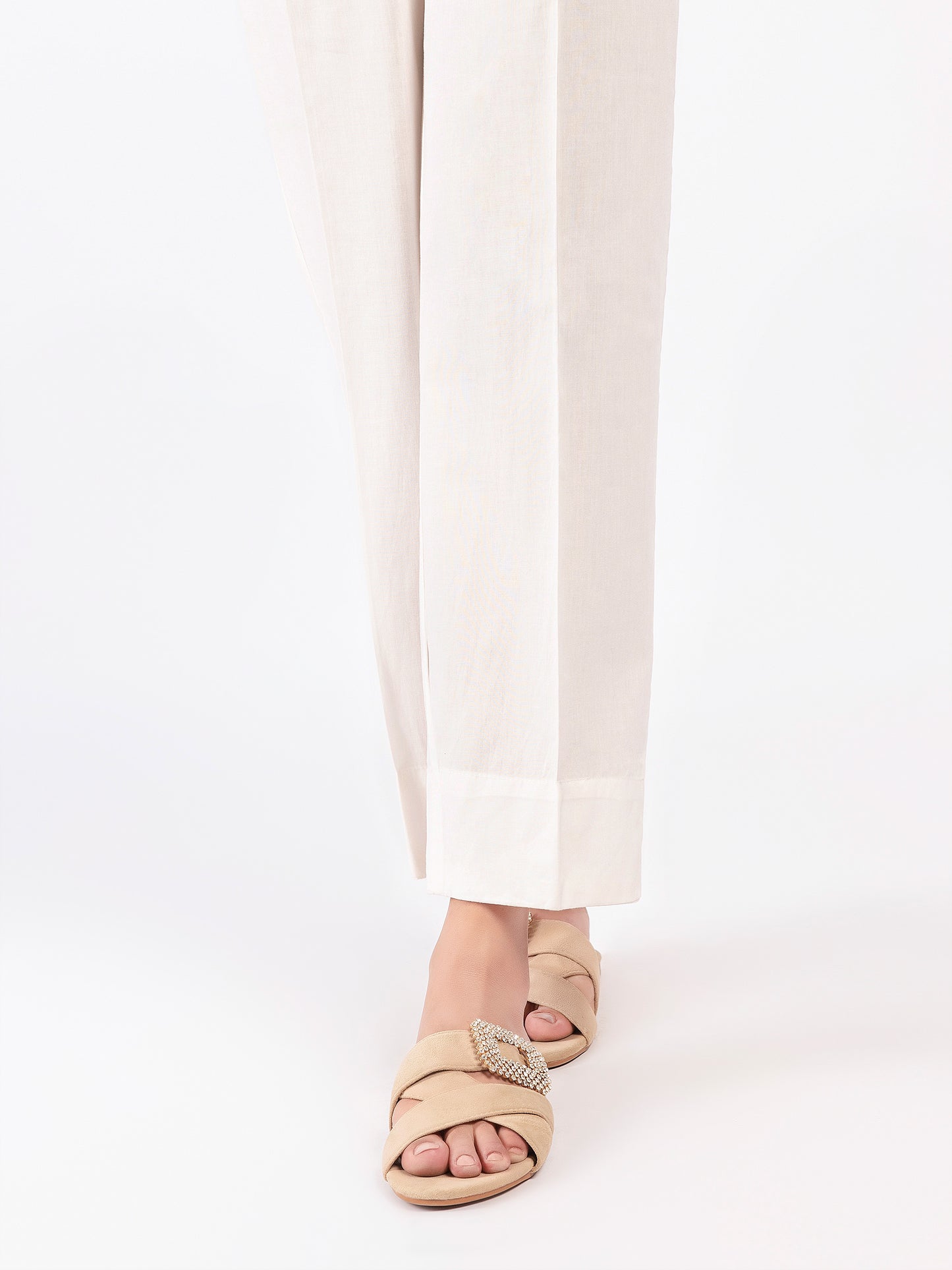 Dyed Winter Cotton Trousers