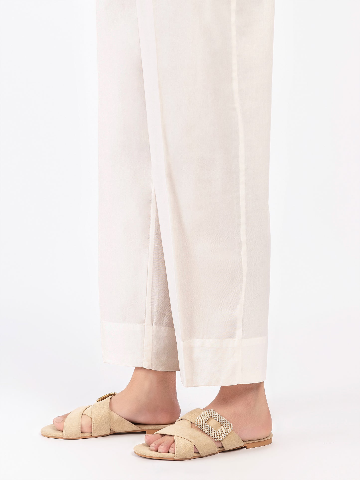 Dyed Winter Cotton Trousers