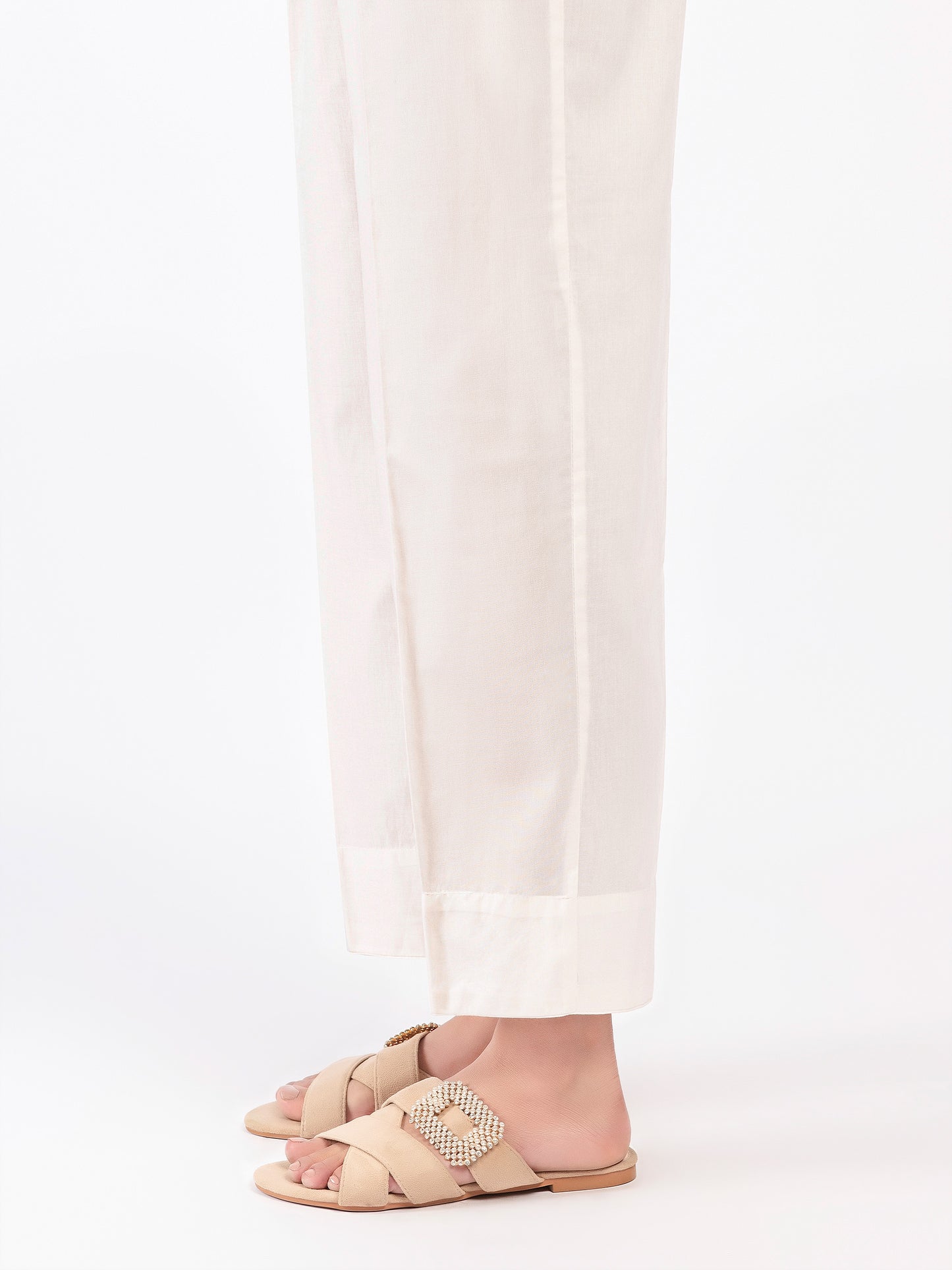 Dyed Winter Cotton Trousers