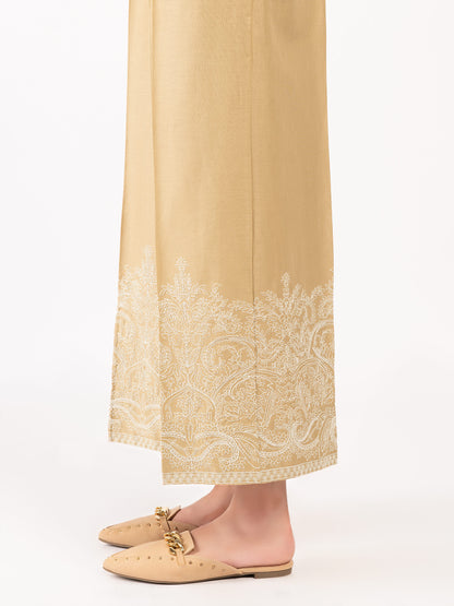 Embroidered Winter Cotton Trousers