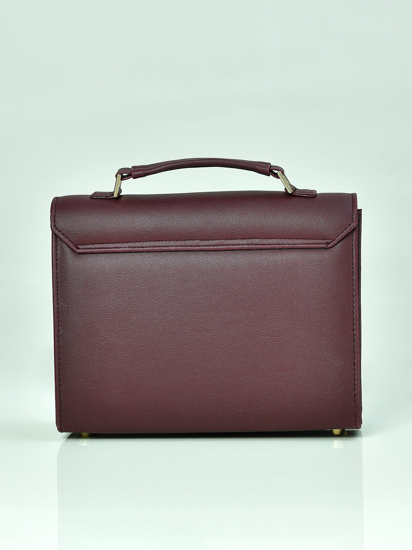 Embroidered Box Hand Bag Limelightpk