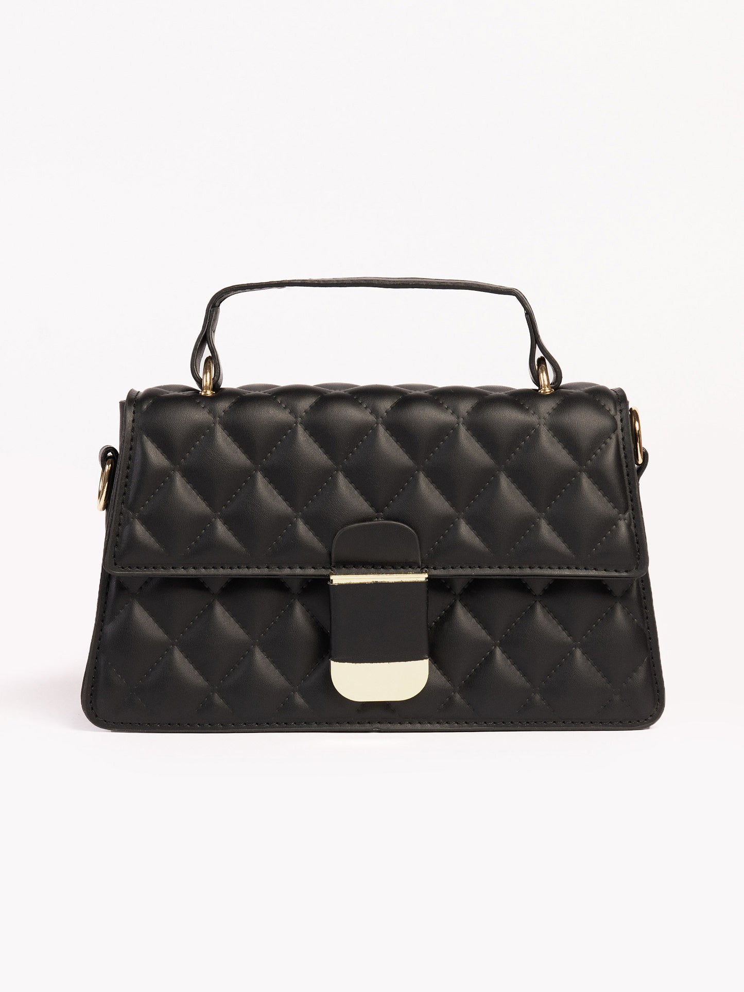 Criss-Cross Box Style Handbag