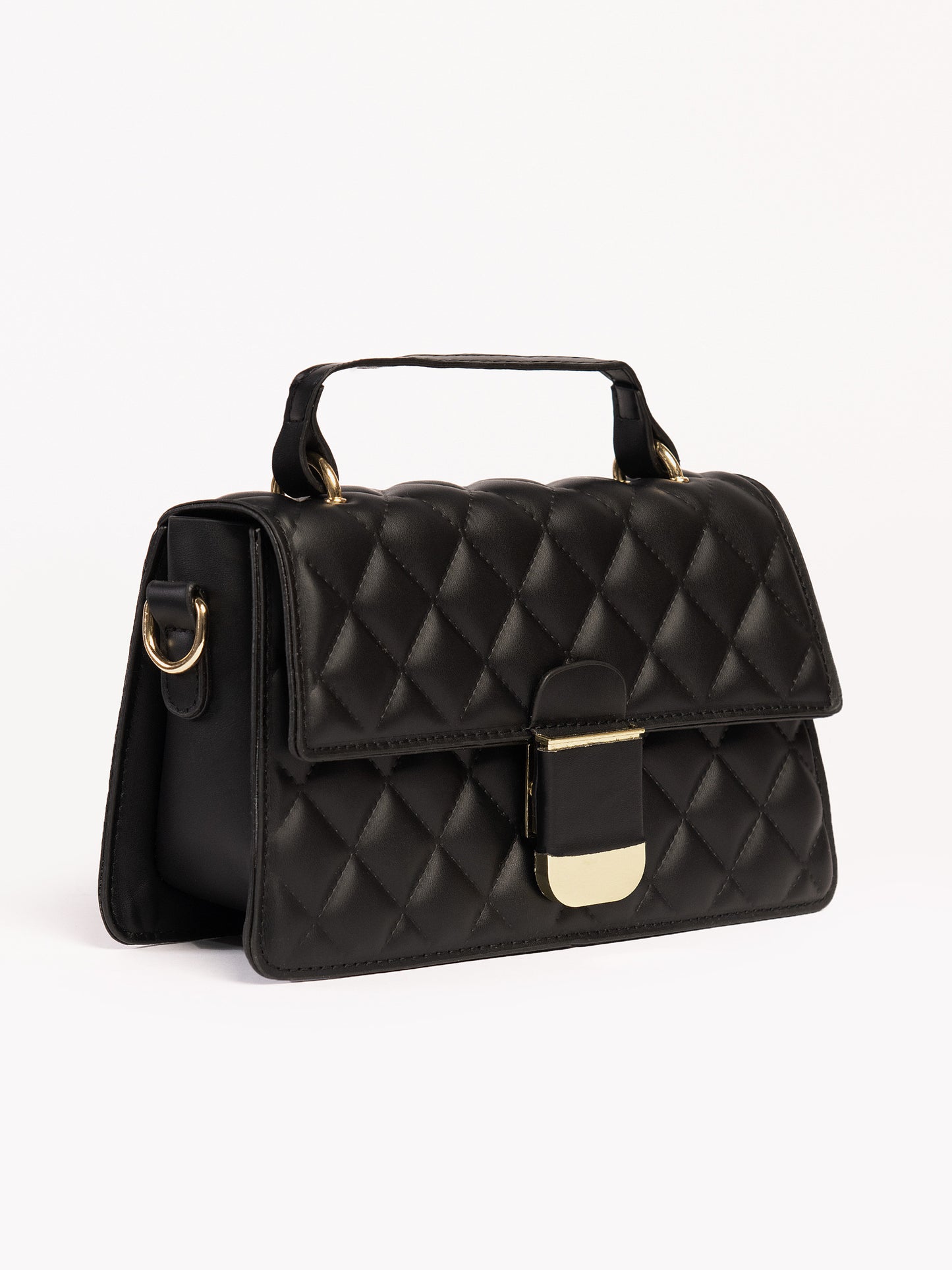 Criss-Cross Box Style Handbag