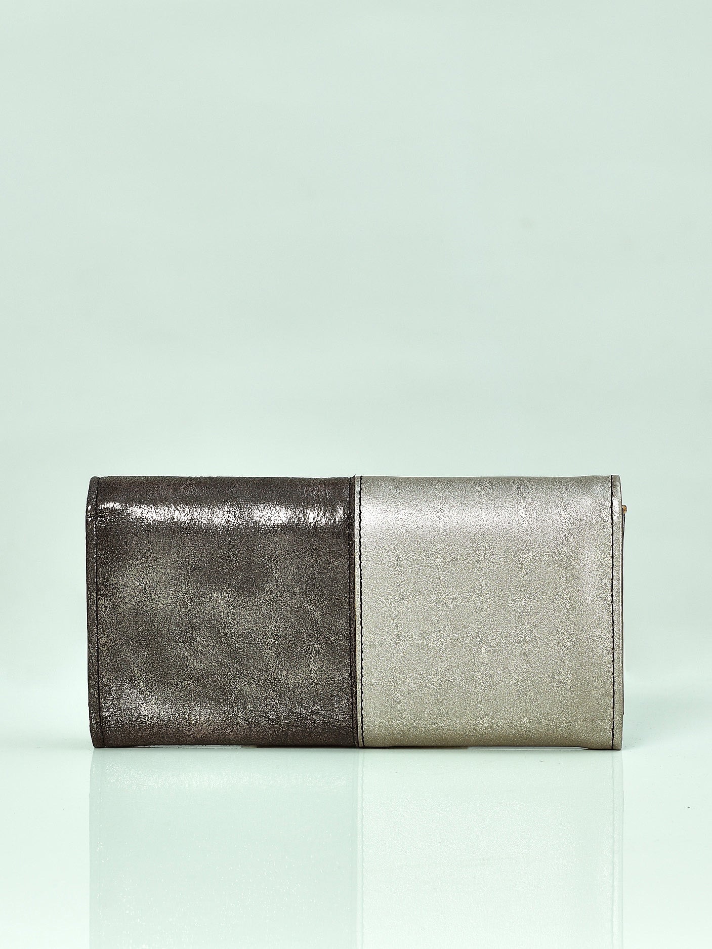 Metallic Two Toned Wallet