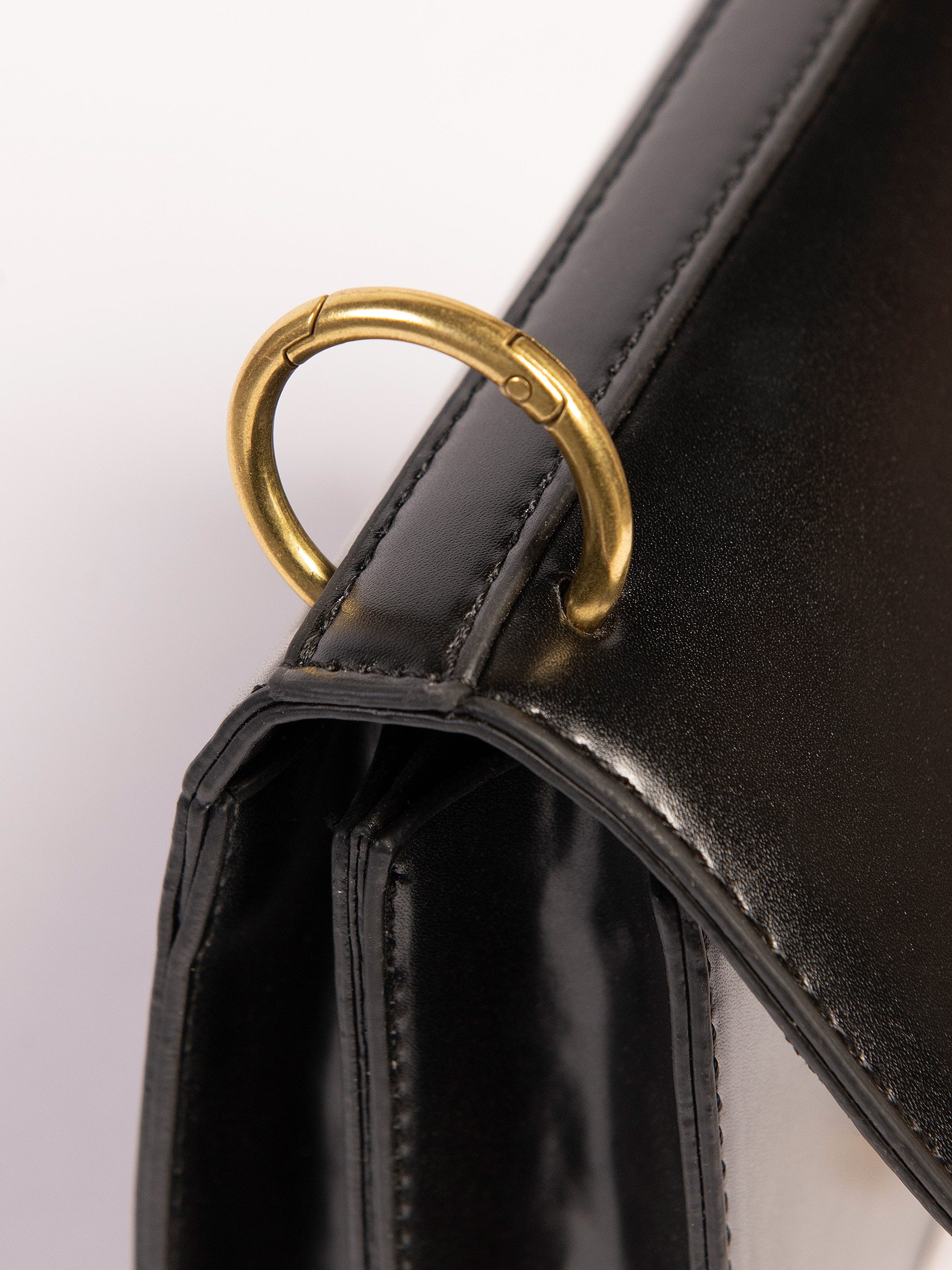 Metallic Ring Mini Handbag