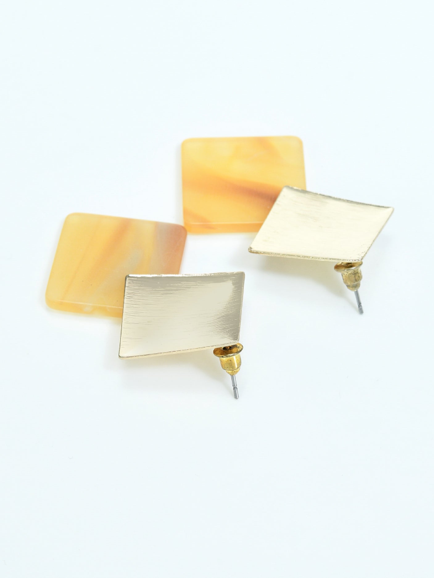 Triangular Resin Earrings